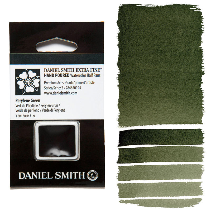 AQUARELA DANIEL SMITH HALF PAN PERYLENE GREEN 194