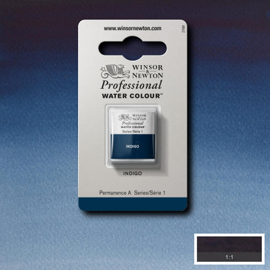 AQUARELA WINSOR NEWTON ARTISTS H PAN 322 INDIGO S1