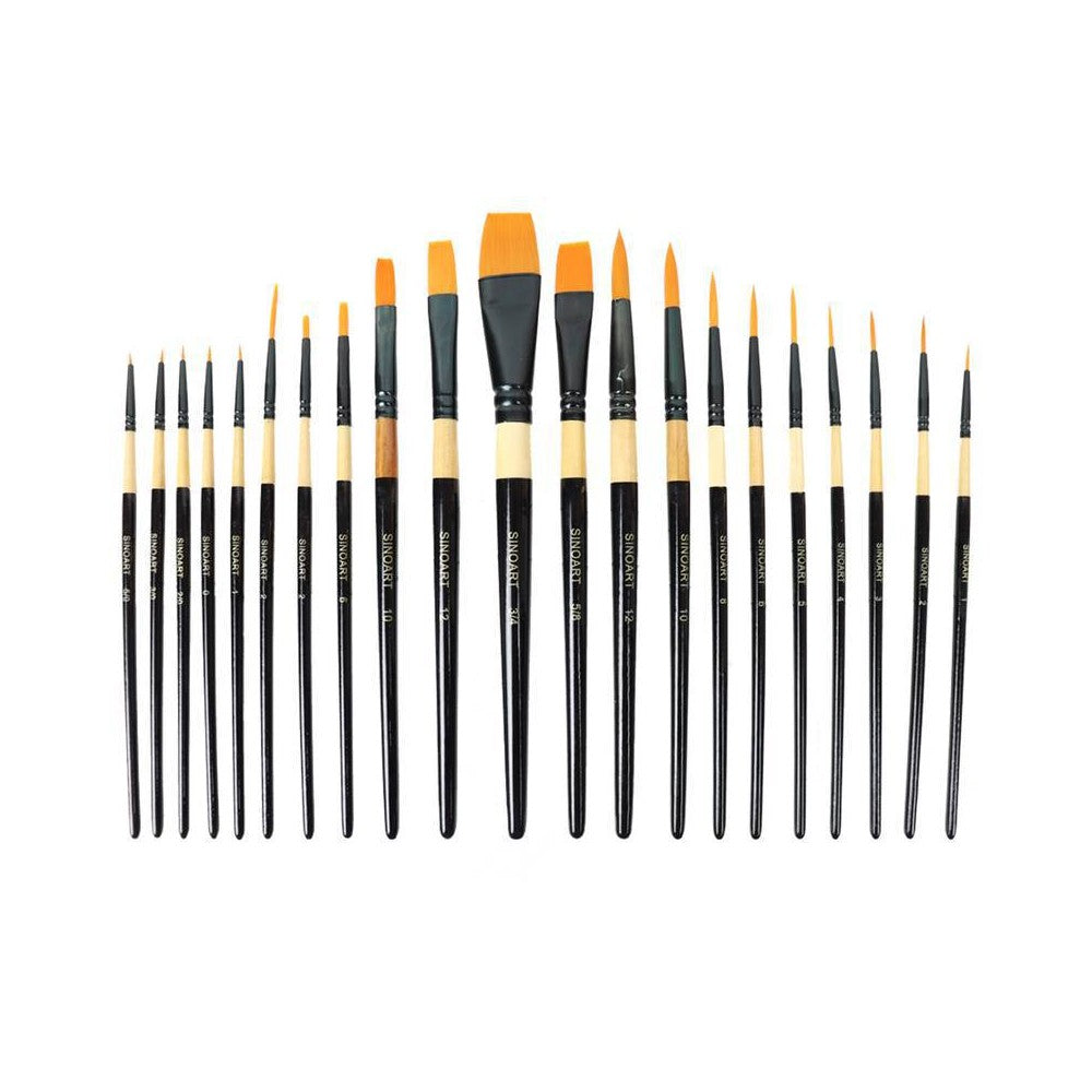 KIT PINCEIS SINOART C/ 21 UNIDADES VARIADAS SFB0309