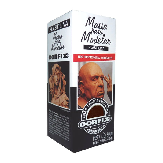 MASSA MODELAR CORFIX 354 DARK CHOCOLATE (PLASTILINA) 500G