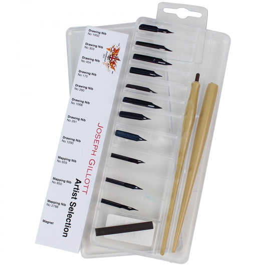 ESTOJO CALIGRAFIA GILLOTT ARTISTS SELECTION 35901