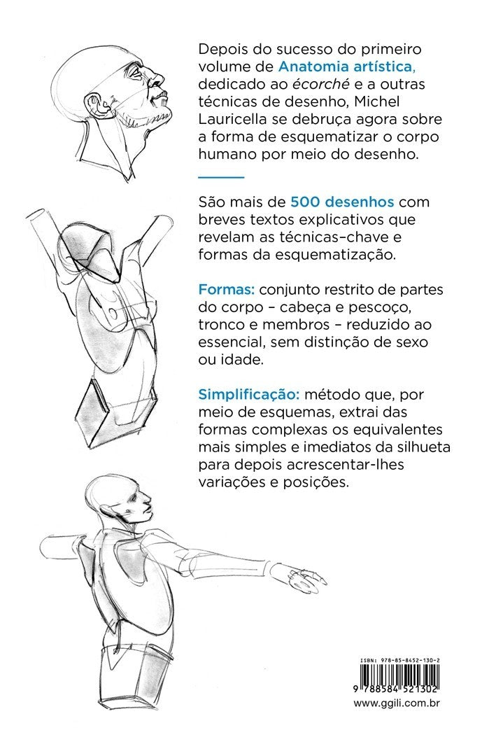 LIVRO "ANATOMIA ARTISTICA 2" MICHEL LAURICELLA