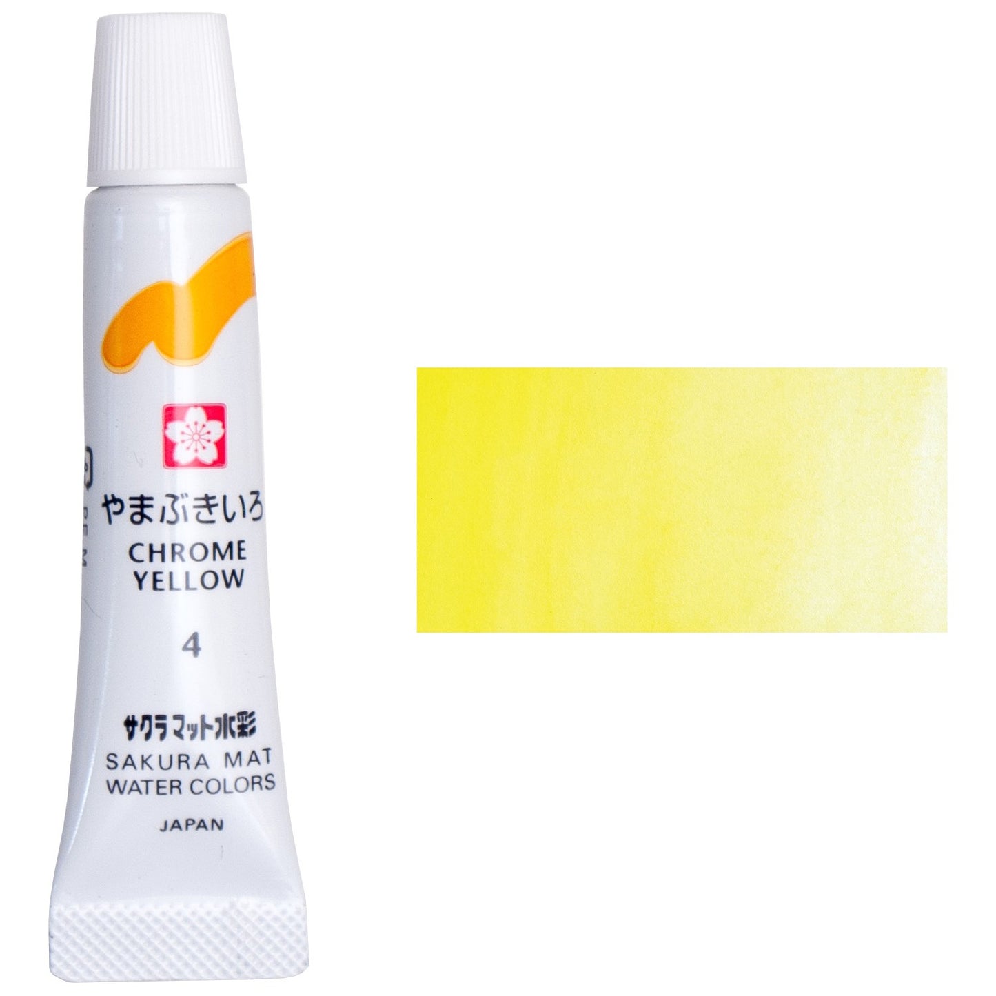 AQUARELA SAKURA MAT 5ML 04 AMARELO CHROME 4
