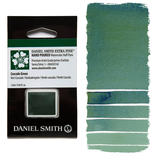 AQUARELA DANIEL SMITH HALF PAN CASCADE GREEN 142