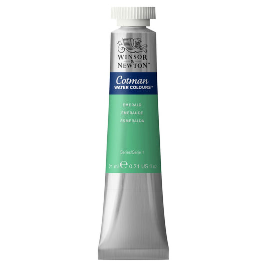 AQUARELA WINSOR NEWTON COTMAN 21ML EMERALD 0308235