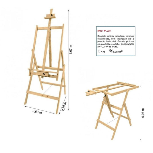 CAVALETE PINTURA 14038 TRIDENT
