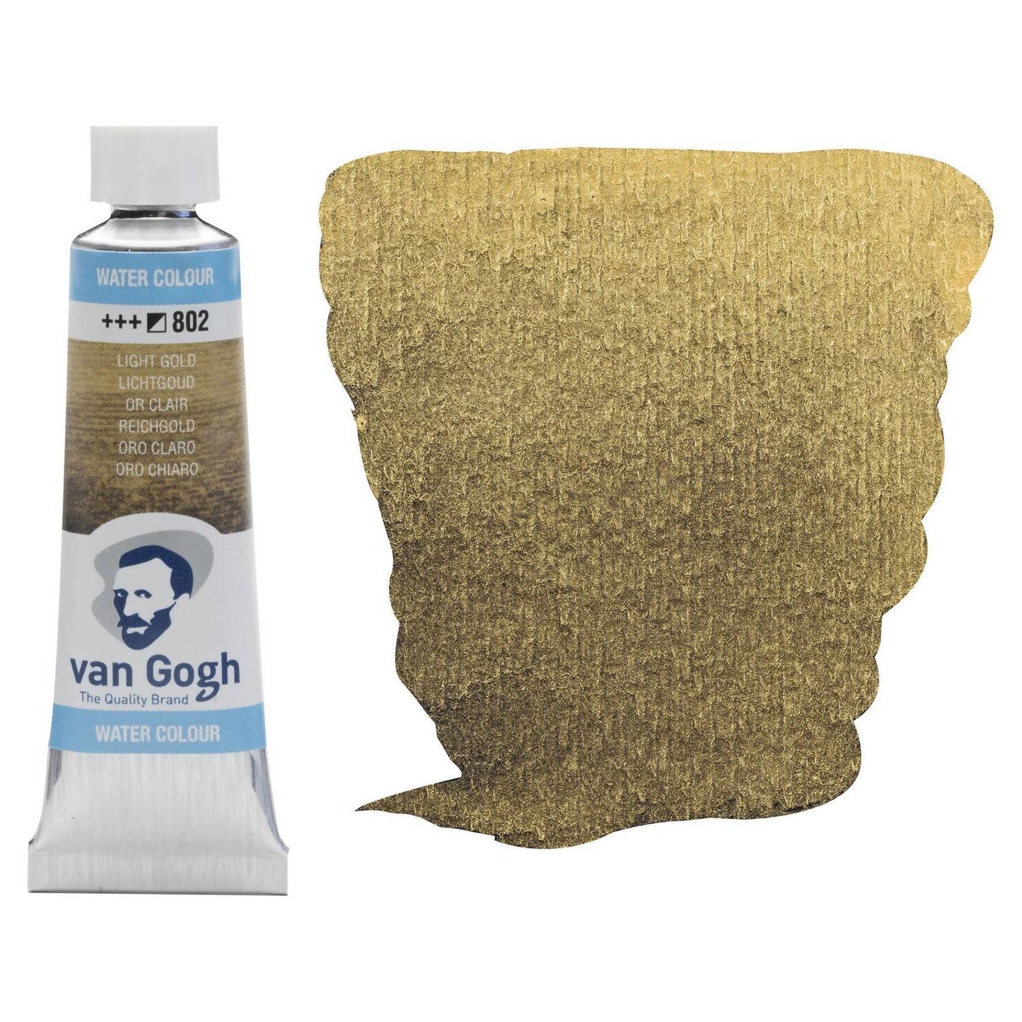 AQUARELA TALENS VAN GOGH 802 LIGHT GOLD 10ML