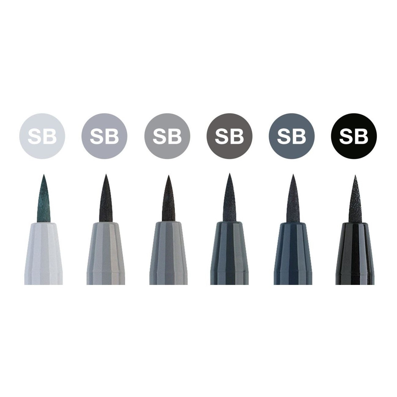 CANETA FABER CASTELL PITT 06 BRUSH GREY (TONS CINZA) 167806