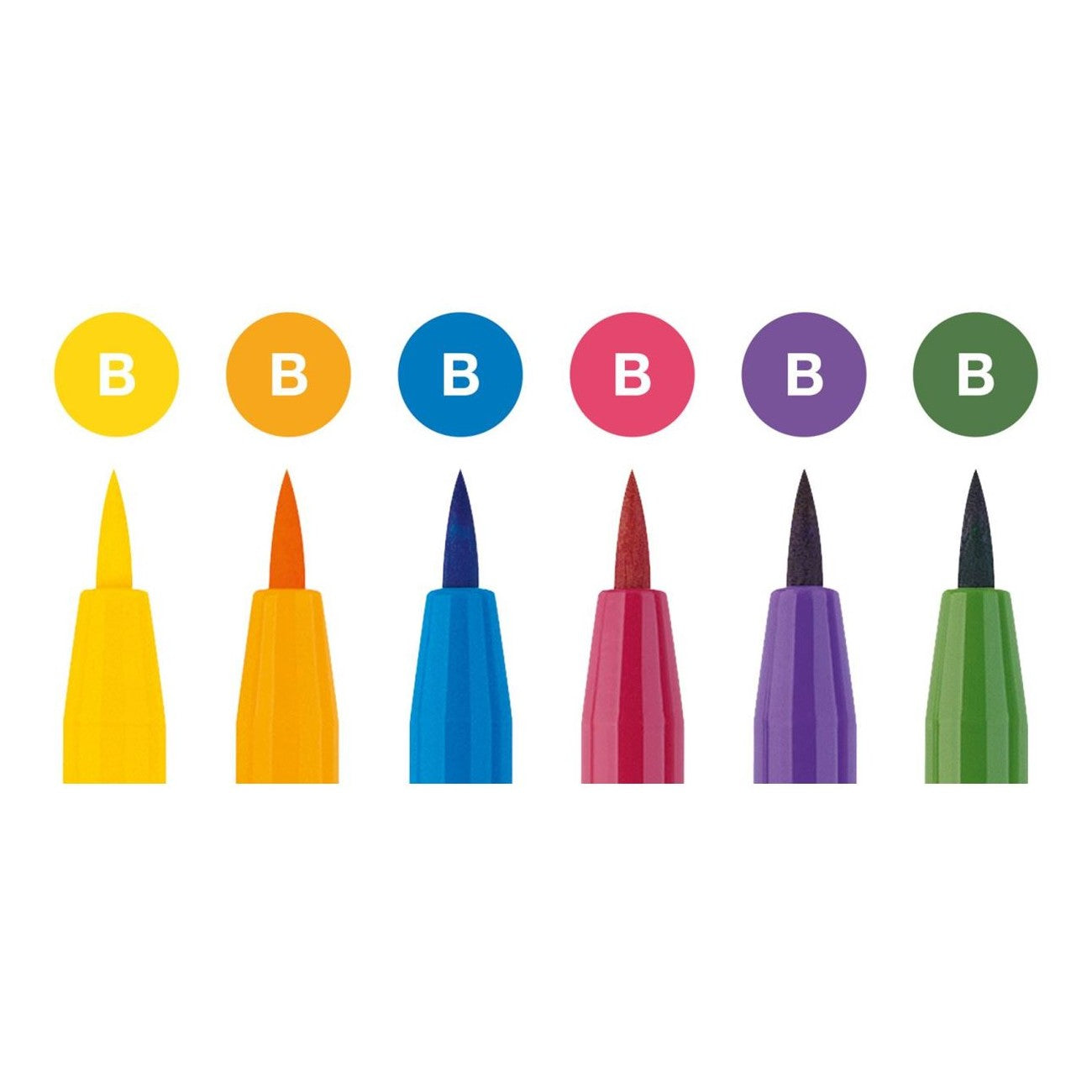 CANETA FABER CASTELL PITT 06 CORES PASTEIS