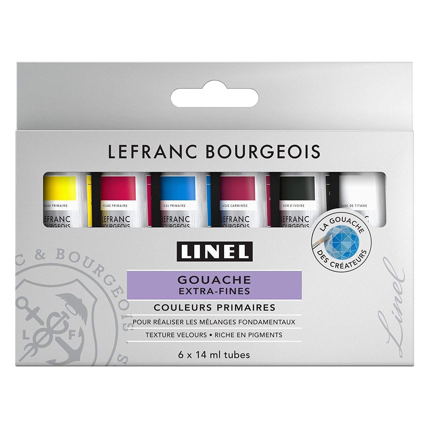 ESTOJO GOUACHE LEFRANC BOURGEOIS LINEL 06 CORES 14ML 301239