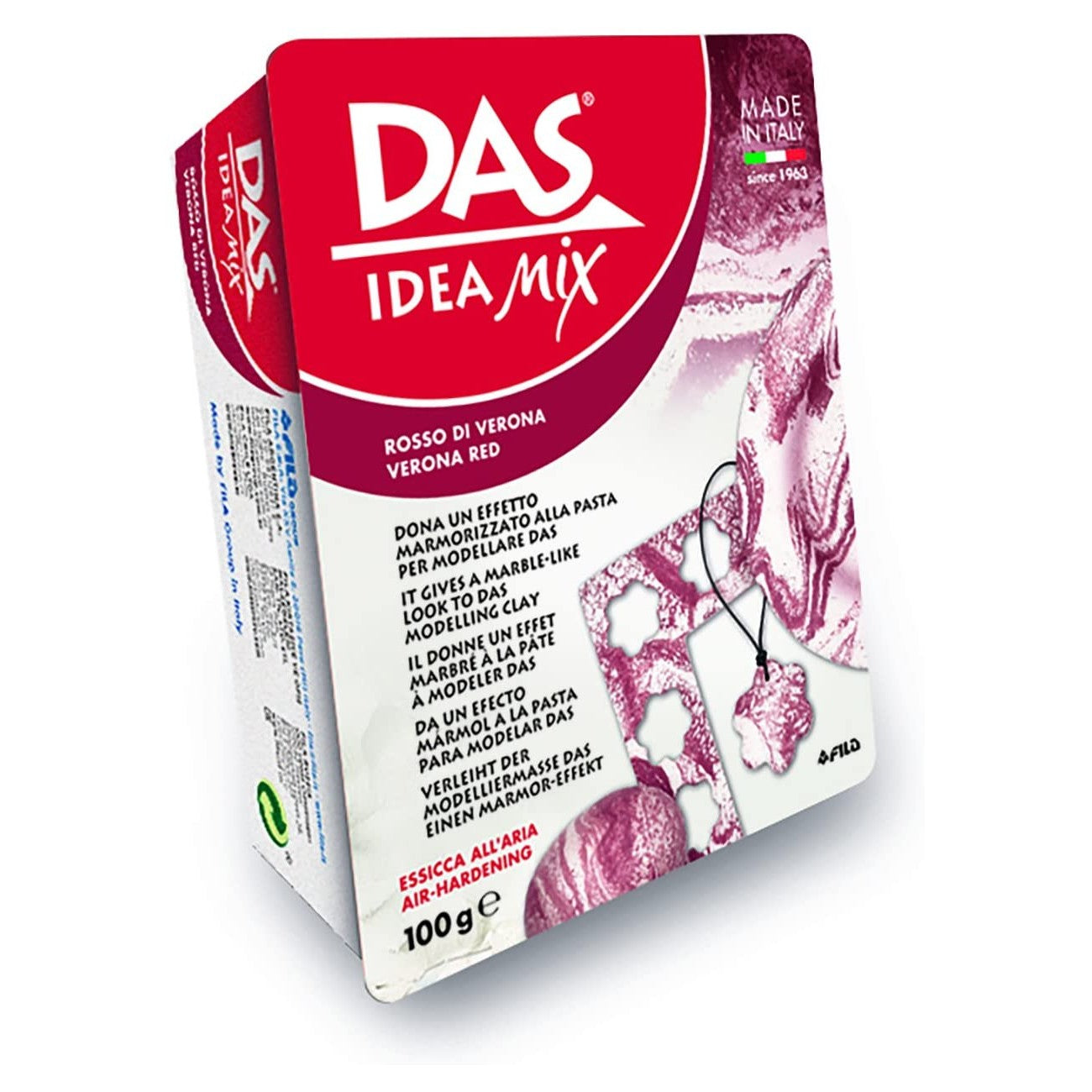 ARGILA DAS IDEA MIX VERONA RED MODELAGEM CERAMICA FRIA