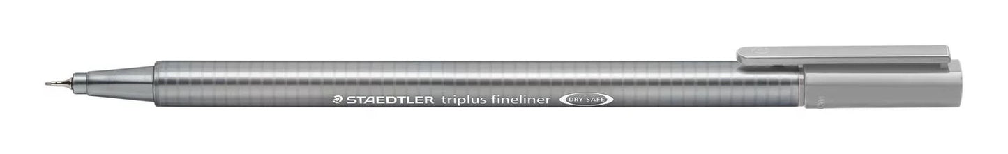 CANETA STAEDTLER TRIPLUS FINELINER 0.3MM CINZA CLARO