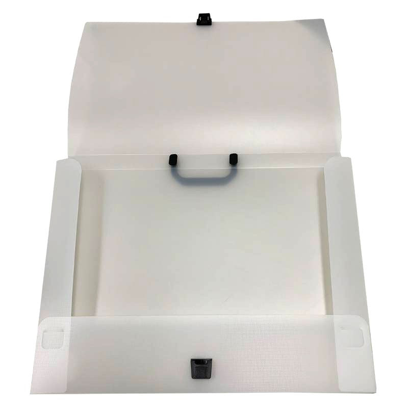 MALETA ESCOLAR GRID A3 C/ FECHO E ALÇA A3 CRISTAL