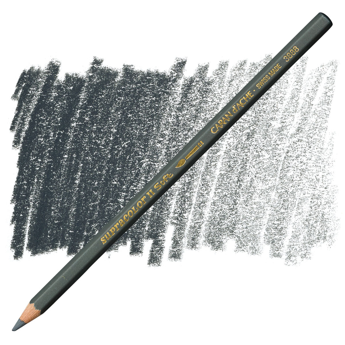 LAPIS AQUARELAVEL CARAN D´ACHE SUPRACOLOR 495 SLATE GREY 3888495