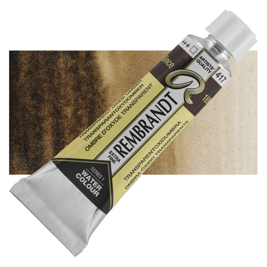 AQUARELA TALENS REMBRANDT 10ML 417 TRANSPARENT OXIDE UMBER