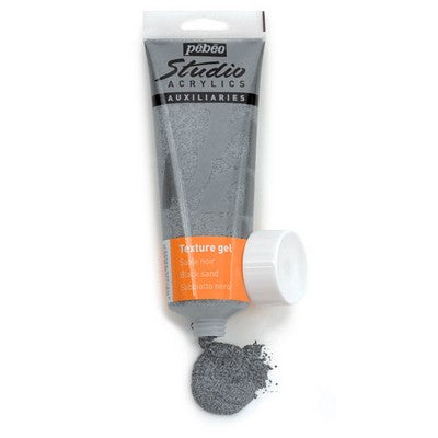 GEL TEXTURA PEBEO SAND BLACK 250ml