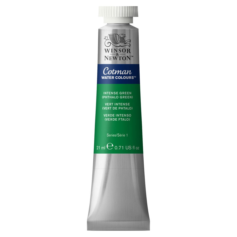 AQUARELA WINSOR NEWTON COTMAN 21ML INTENSE GREEN 0308329