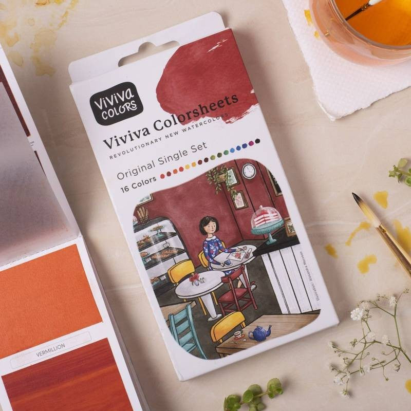 AQUARELA VIVIVA COLORSHEETS C/16 ORIGINAL SINGLE SET VV276000