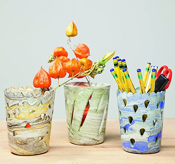 ARGILA DAS IDEA MIX IMPERIAL YELLOW MODELAGEM CERAMICA FRIA