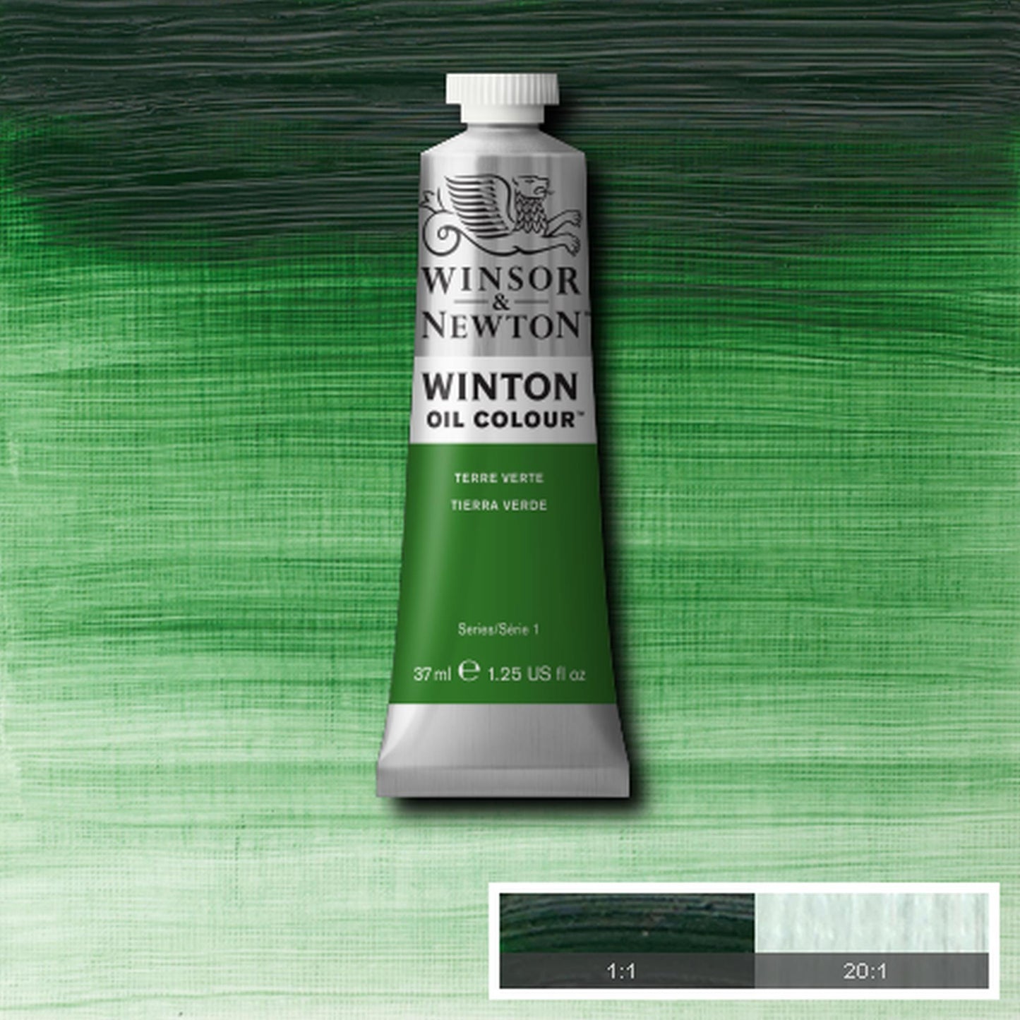 OLEO WINSOR NEWTON WINTON 37ML 637 TERRE VERTE