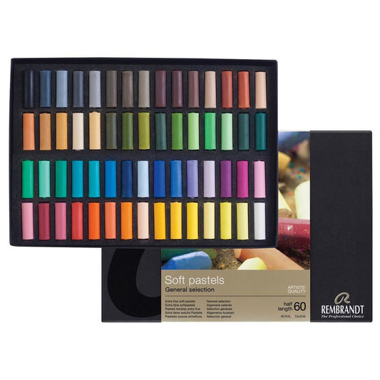 PASTEL SECO SOFT TALENS REMBRANDT 060 CORES HALF STICK GENER
