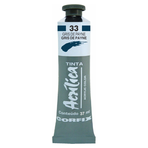 ACRILICA CORFIX 37ML 33 GRIS PAYNE
