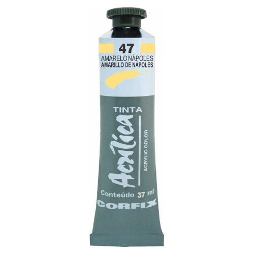 ACRILICA CORFIX 37ML 47 AMARELO NAPOLES