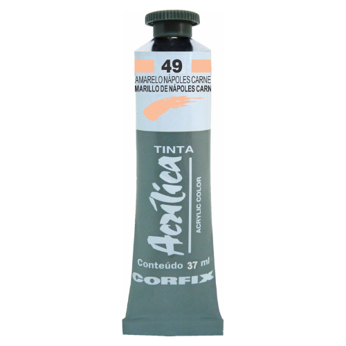 ACRILICA CORFIX 37ML 49 AMARELO NAPOLE CARNE