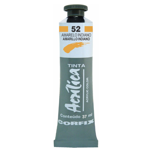 ACRILICA CORFIX 37ML 52 AMARELO INDIANO