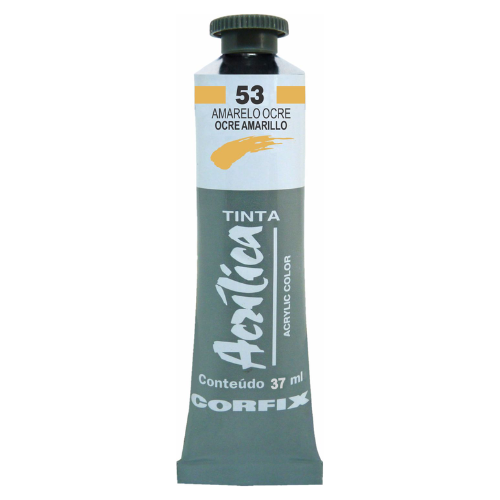 ACRILICA CORFIX 37ML 53 AMARELO OCRE