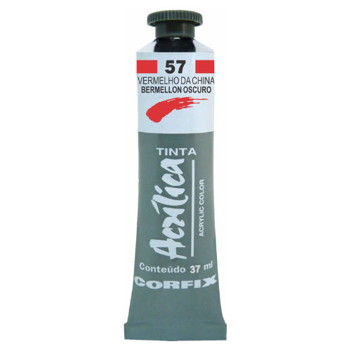 ACRILICA CORFIX 37ML 57 VERMELHO DA CHINA