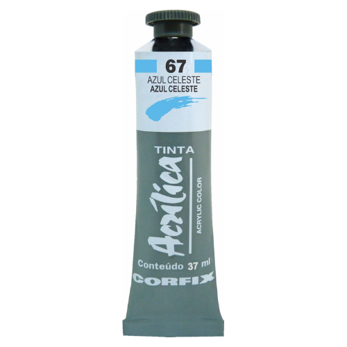 ACRILICA CORFIX 37ML 67 AZUL CELESTE