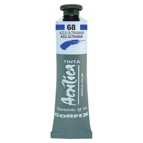 ACRILICA CORFIX 37ML 68 AZUL ULTRAMAR