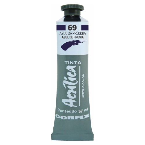 ACRILICA CORFIX 37ML 69 AZUL DA PRUSSIA