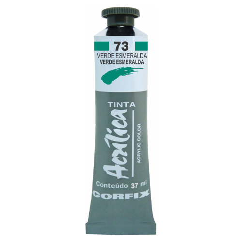 ACRILICA CORFIX 37ML 73 VERDE ESMERALDA