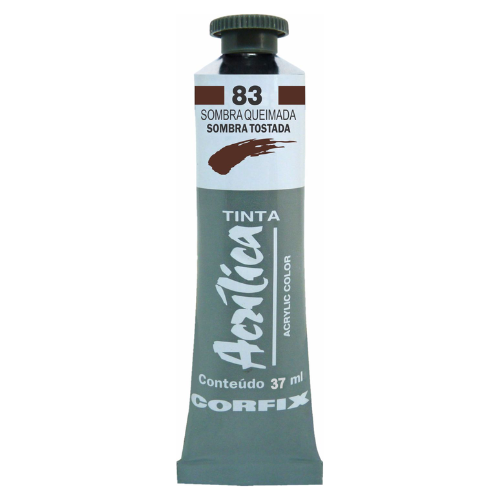 ACRILICA CORFIX 37ML 83 SOMBRA QUEIMADA