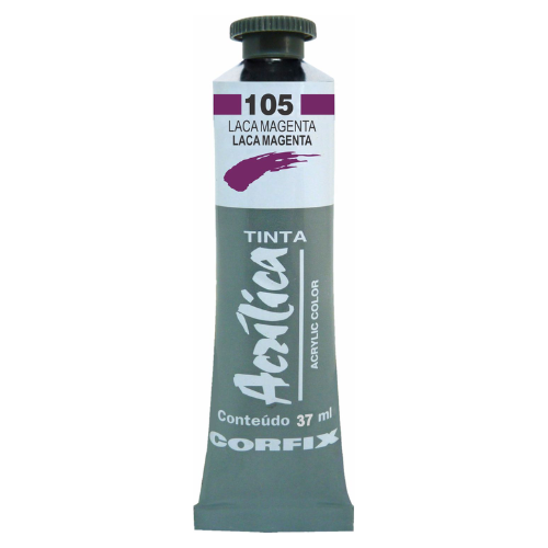 ACRILICA CORFIX 37ML 105 LACA MAGENTA
