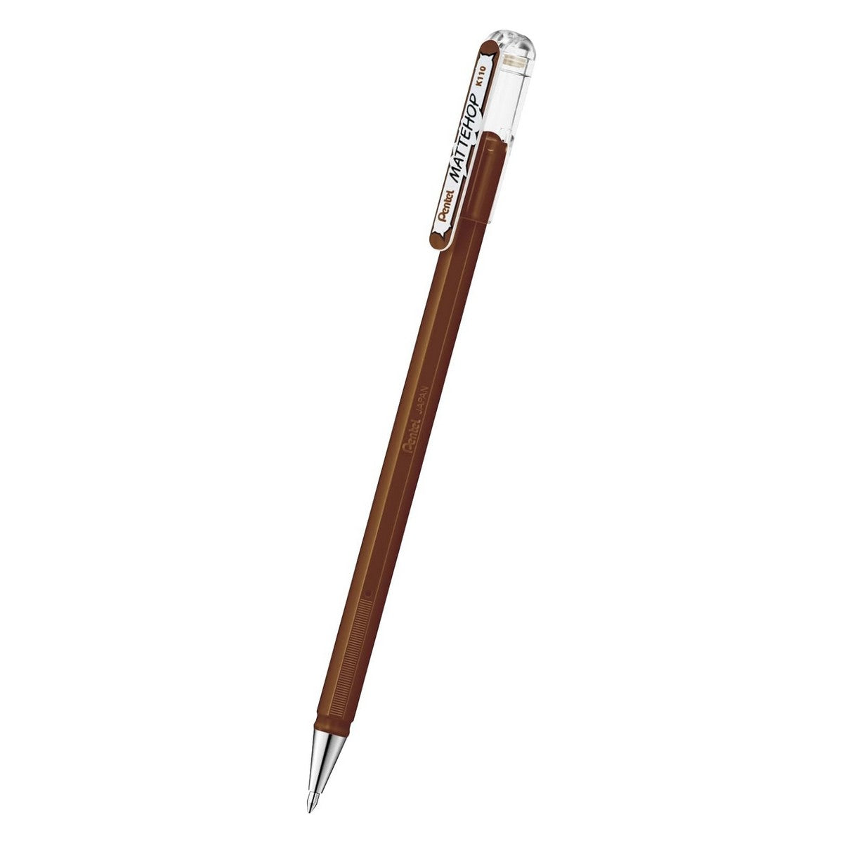 CANETA GEL ROLLER PENTEL MATTEHOP 1,0MM MARROM OS