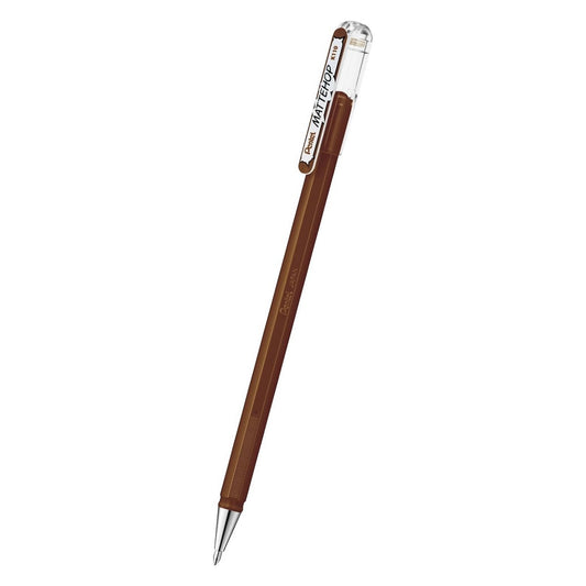 CANETA GEL ROLLER PENTEL MATTEHOP 1,0MM MARROM OS