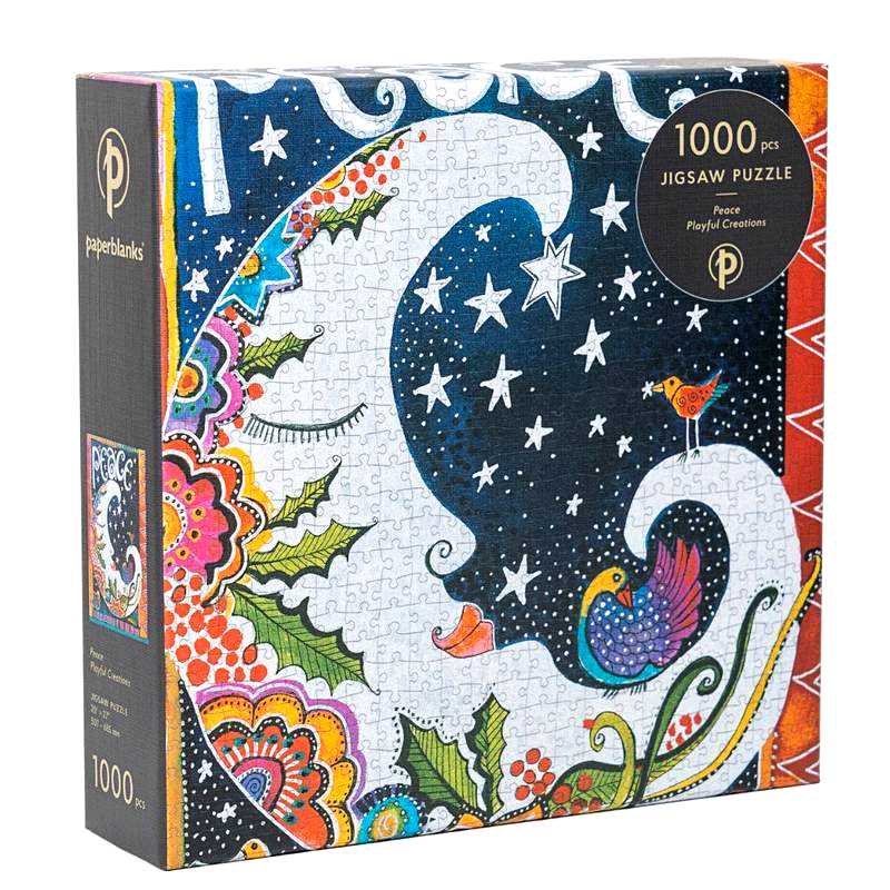 QUEBRA CABECAS PUZZLE PAPERBLANKS 1000 PCS PEACE PA9855-3
