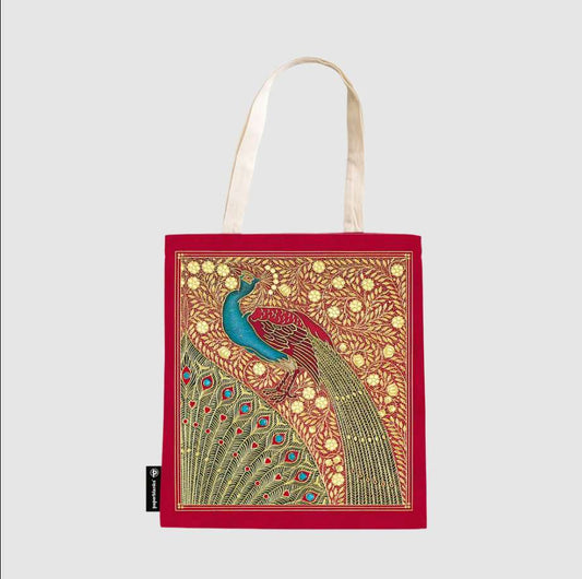 CANVAS BAG PAPERBLANKS HAFIZS PEACOCKS PA9941-3