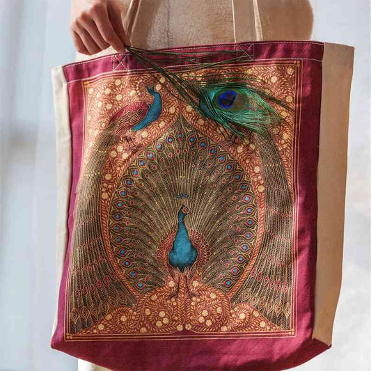 CANVAS BAG PAPERBLANKS HAFIZS PEACOCKS PA9941-3