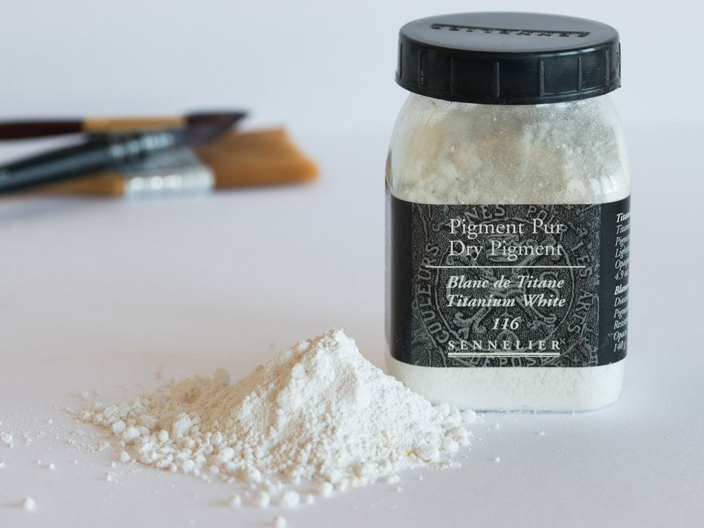 PIGMENTO PURO SENNELIER 116 TITANIUM WHITE 140g