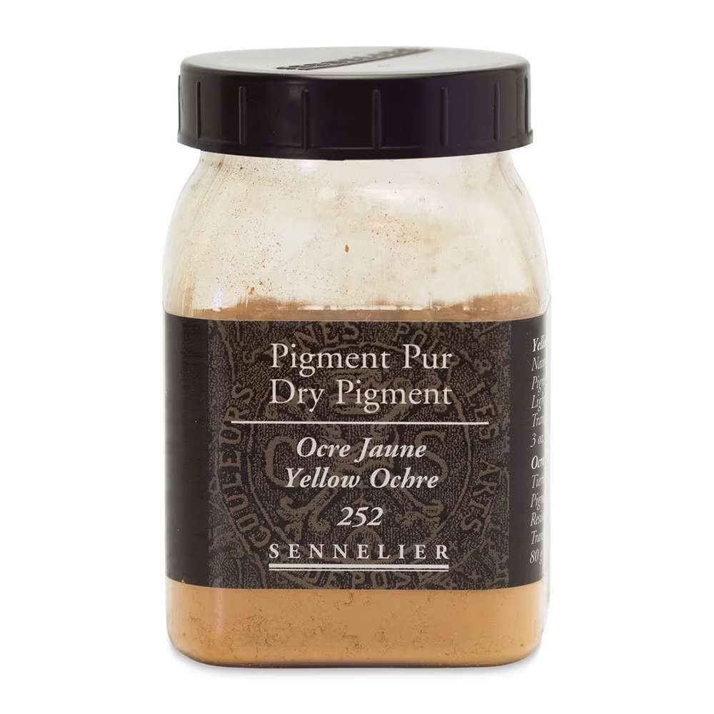 PIGMENTO PURO SENNELIER 252 YELLOW OCHRE 80g S1
