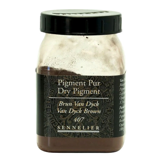 PIGMENTO PURO SENNELIER 407 VAN DYCK BROWN 100g S3