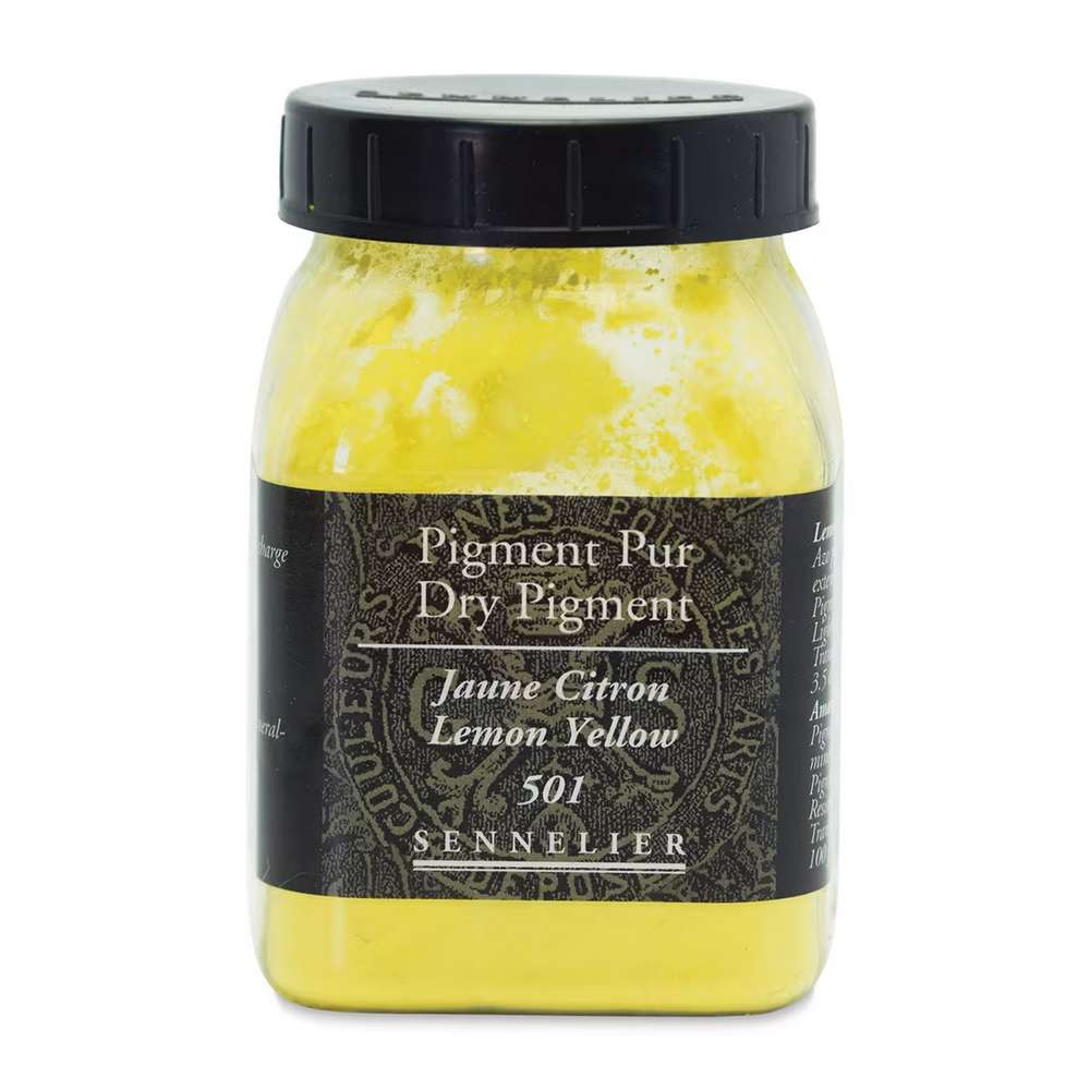 PIGMENTO PURO SENNELIER 501 LEMON YELLOW 100g