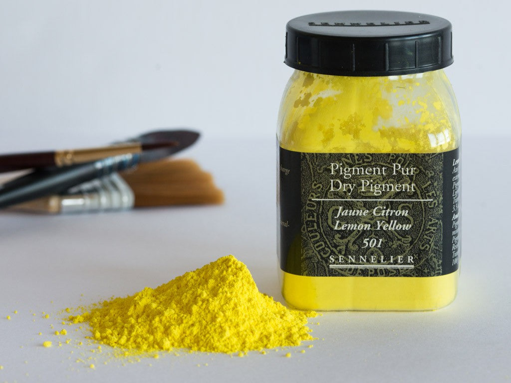 PIGMENTO PURO SENNELIER 501 LEMON YELLOW 100g