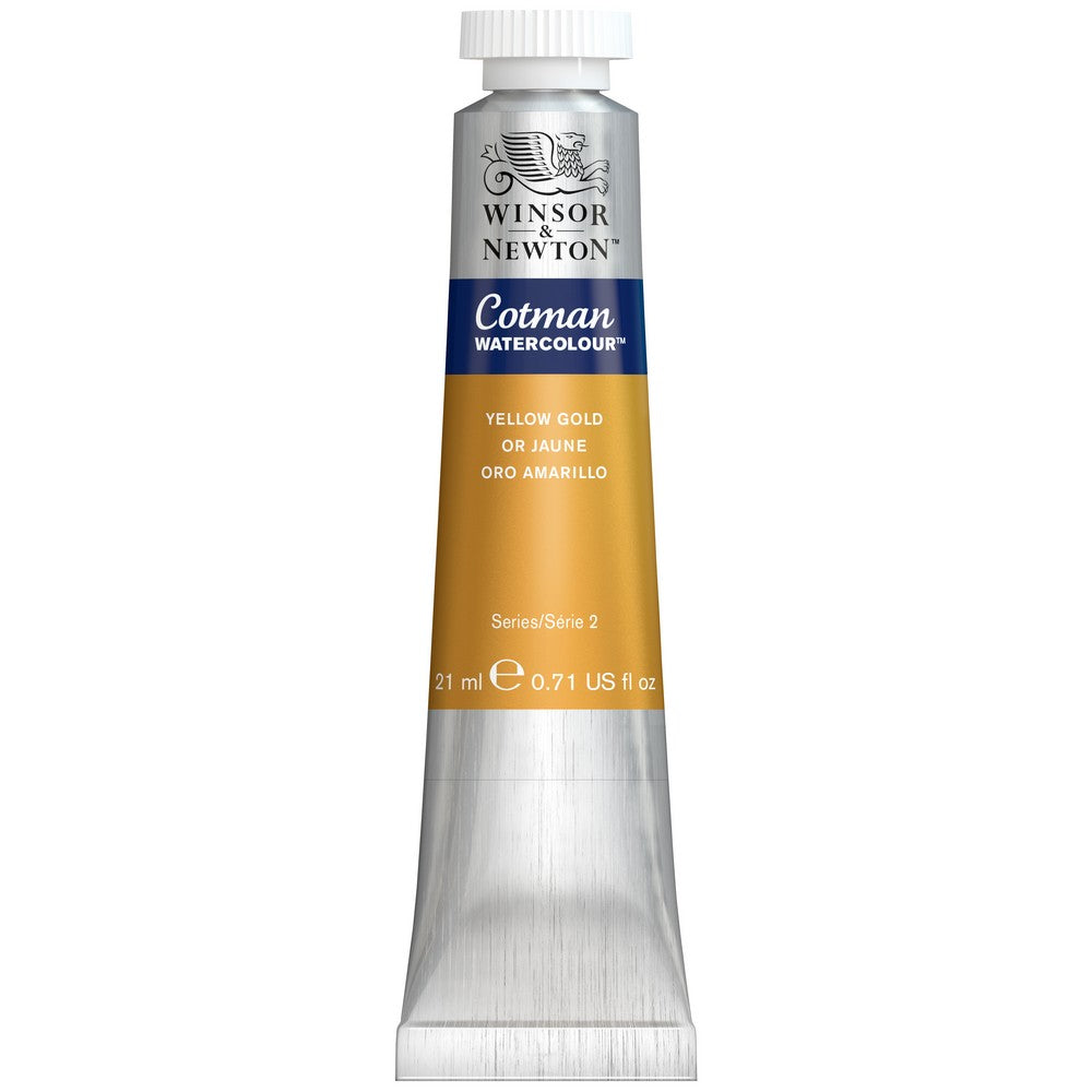 AQUARELA WINSOR NEWTON COTMAN 21ML YELLOW GOLD 0308088