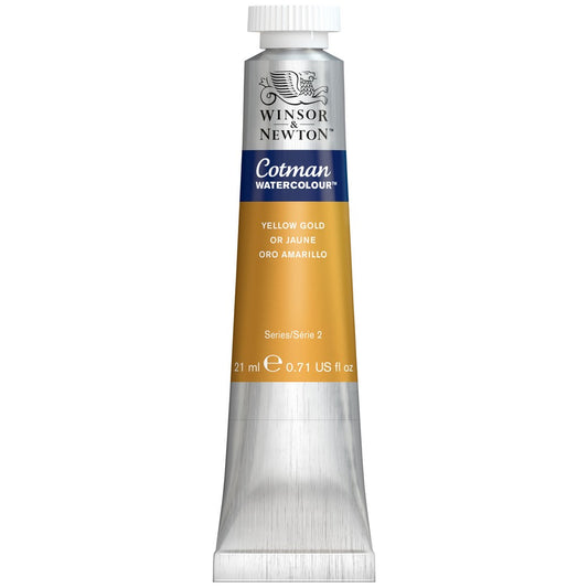 AQUARELA WINSOR NEWTON COTMAN 21ML YELLOW GOLD 0308088