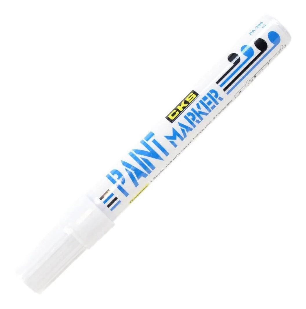 MARCADOR CKS PAINT MARKER BRANCA PA-208